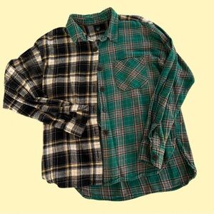 Wild Fable Plaid Split Fabric Flannel
Size Small